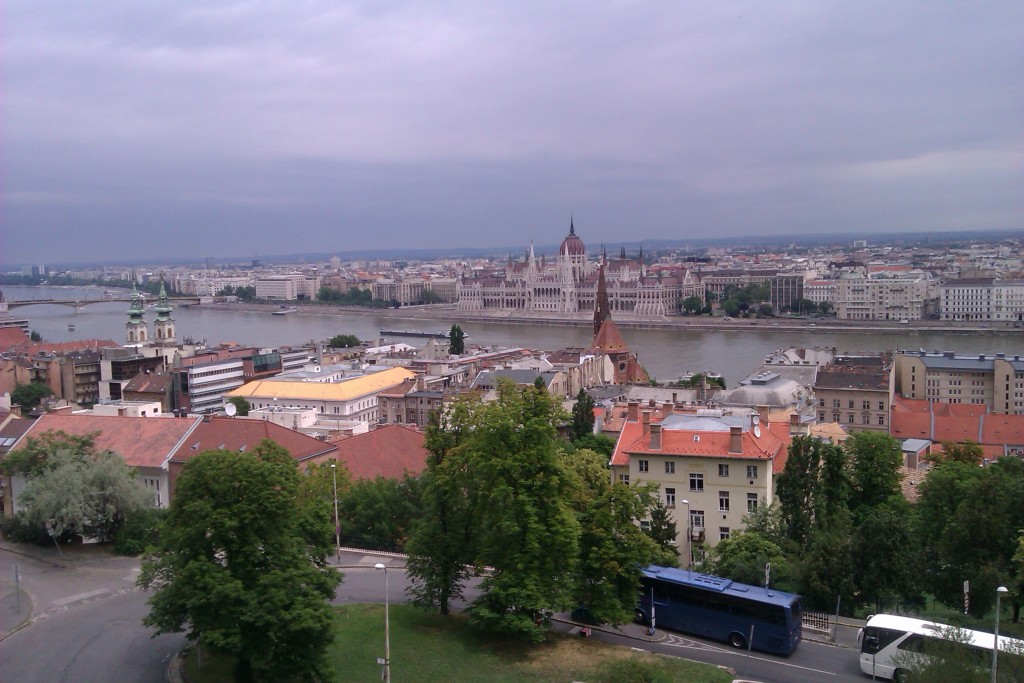 Vistas de la ciudad de Budapest, Hungría, junio 2012