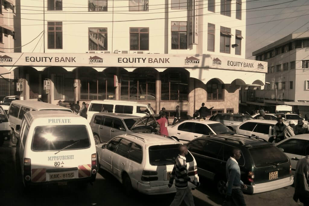 Estación de buses y combis, Nairobi, Kenia, África, 2012