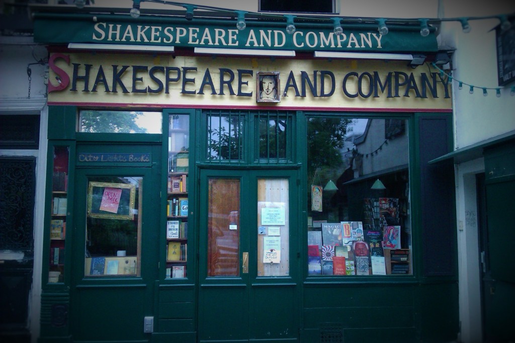 Librería Shakespeare and Company, París, julio 2013