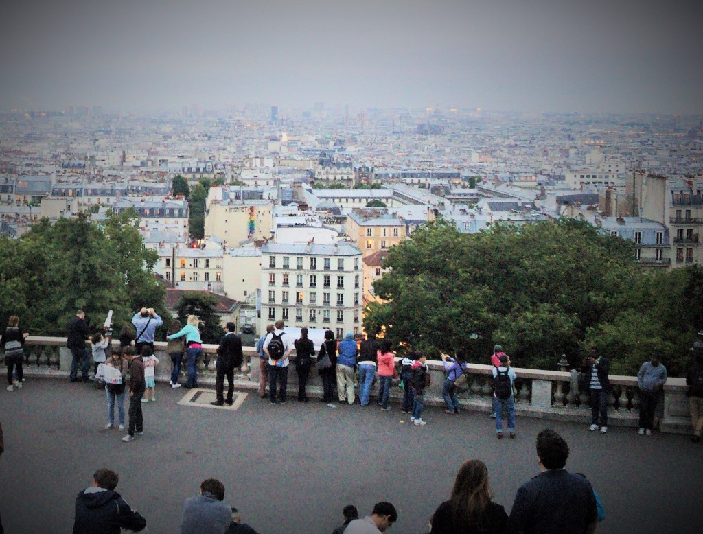 Vistas de Paris desde La Basílica del Sagrado Corazón, París, Francia, junio 2013 - París en dos días - viajarcaminando.org