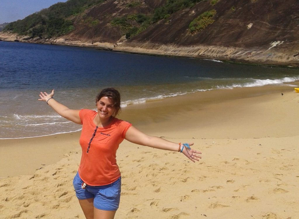@rominitaviajera en Playa Vermelha, Rio de Janeiro, Brasil, 2014
