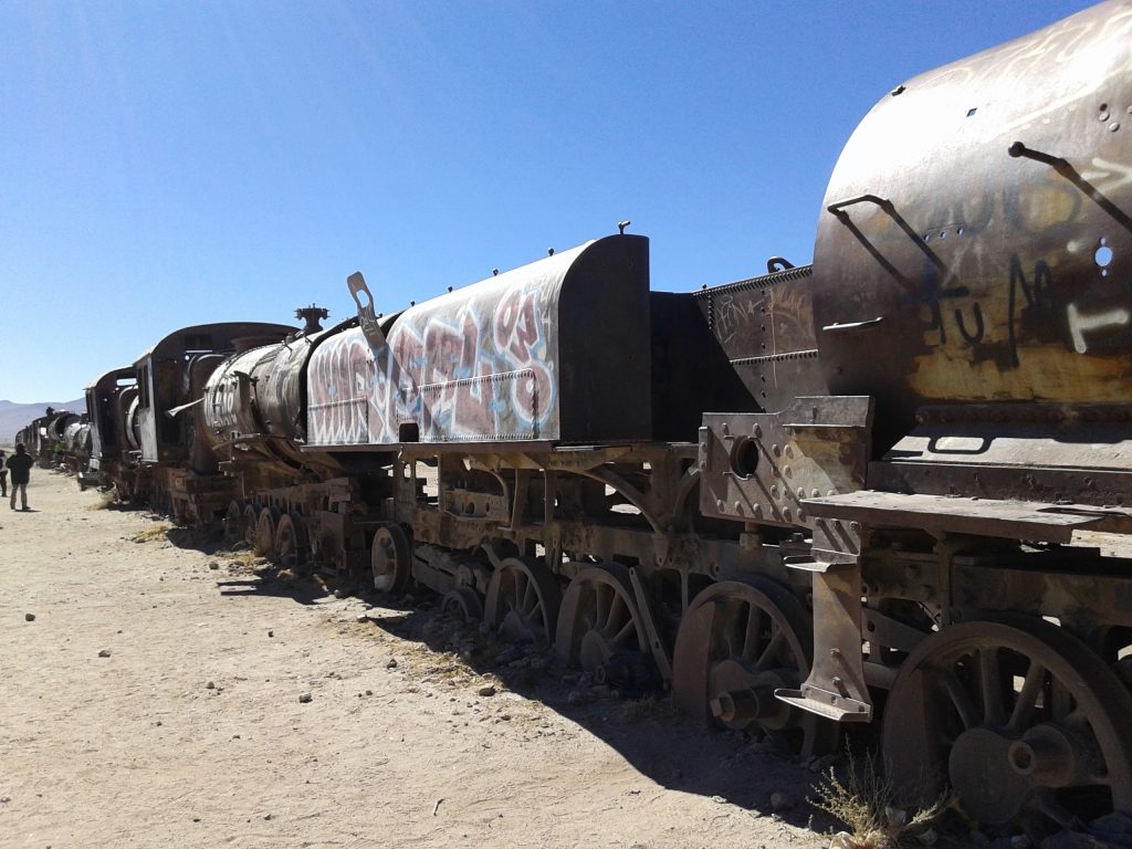 Vagones oxidados, Cementerio de trenes, Uyuni, Bolivia 2014 | rominitaviajera.com