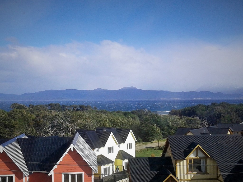 Vistas desde la Hostería Green House, Ushuaia, Tierra del Fuego, Argentina, noviembre 2014 - viajarcaminando.org
