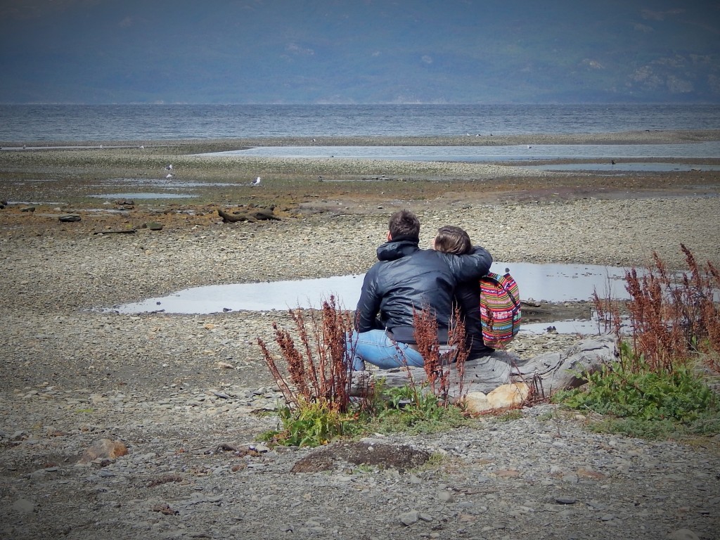 Juntos en Ushuaia, Tierra del Fuego, Argentina, Noviembre 2014 - viajarcaminando.org