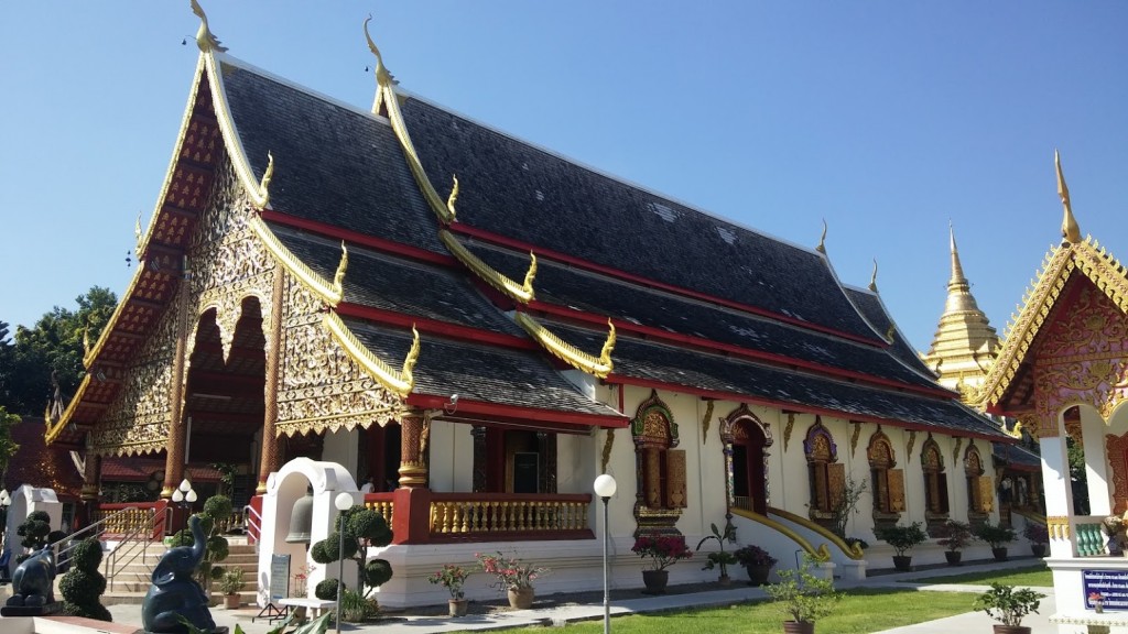 Templo, Chiang Mai, Tailandia, 2015
