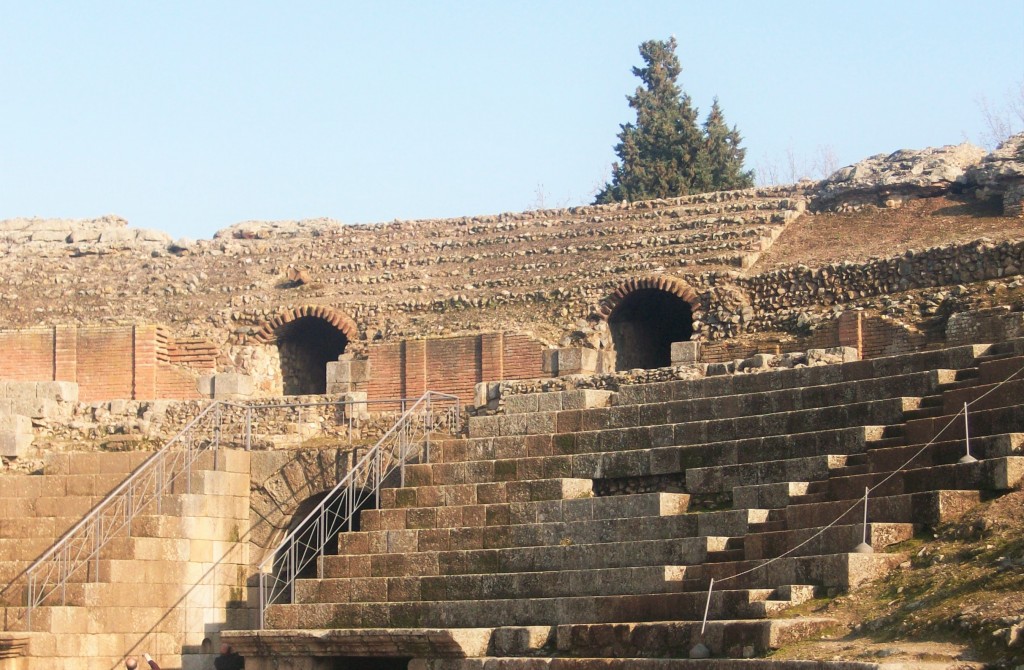 Anfiteatro romano, Mérida, España, Marzo 2010