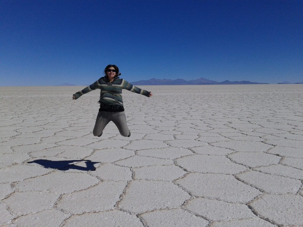 @rominitaviajera en el Desierto de Sal, Salar del Uyuni, Bolivia, 2014 | rominitaviajera.com